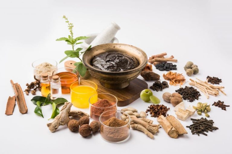 A Variety Of Natural Spices And Herbs