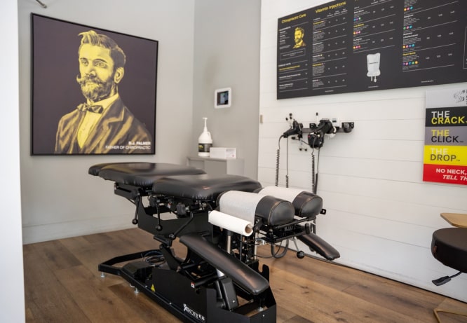 Chiropractic Table At SnapCrack Studios